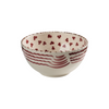 Casa Nuno Bowl, Pink with Pomegranate, Set of 2