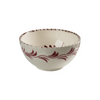 Casa Nuno Bowl, Pink with 3 Flowers, Set of 2