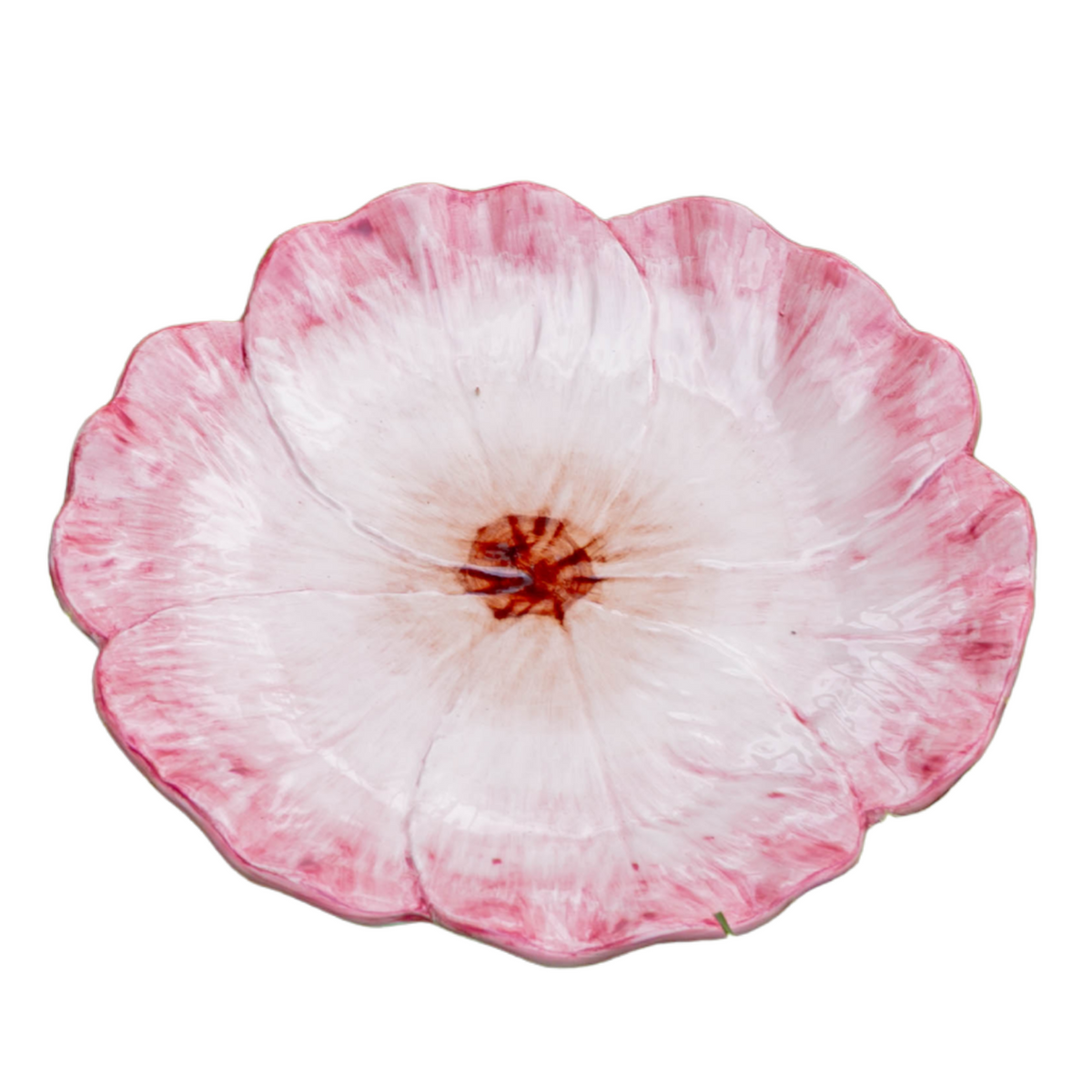 Elisabetta Flower Dinner Plate, Pink, Set of 2