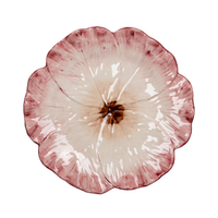 Elisabetta Flower Dinner Plate, Pink, Set of 2