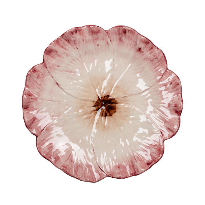 Elisabetta Flower Dinner Plate, Pink, Set of 2