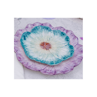 Flower Dinner Plate, Lilac