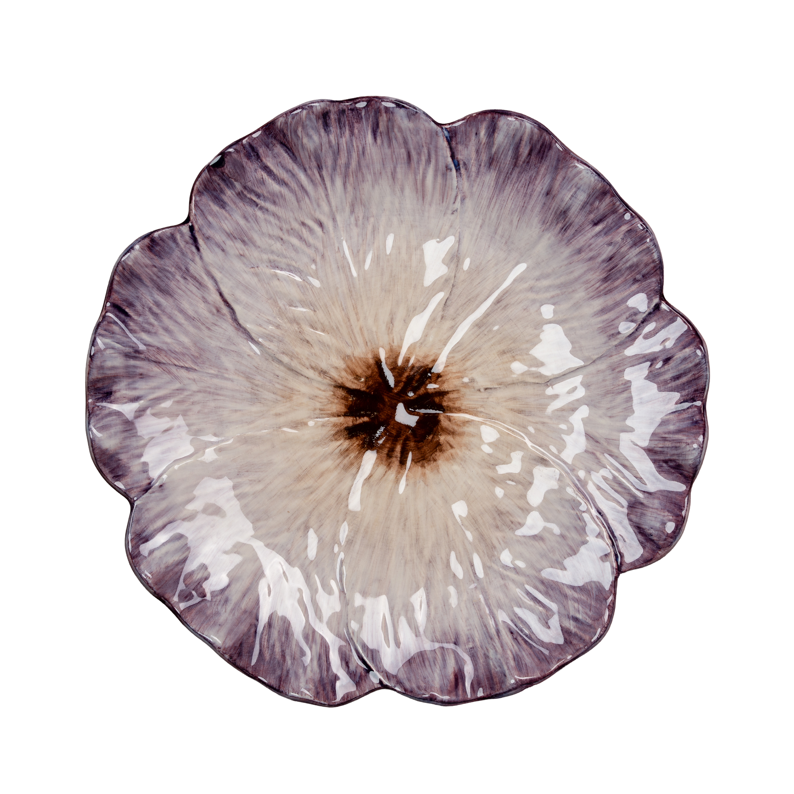 Elisabetta Flower Dinner Plate, Lilac, Set of 2 – Abigails