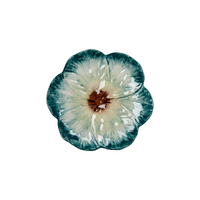 Elisabetta Flower Dessert Plate, Green, Set of 2