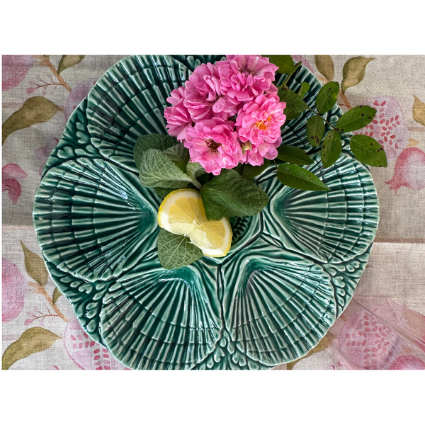NOLA Oyster Plate, Green, Set of 2