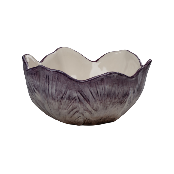 Elisabetta Flower Cereal Bowl, Lilac, Set of 2