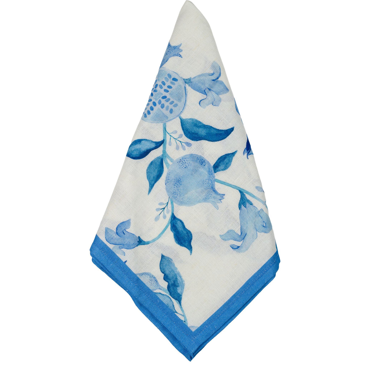 Blue & White Pomegranate Napkin, Set of 8