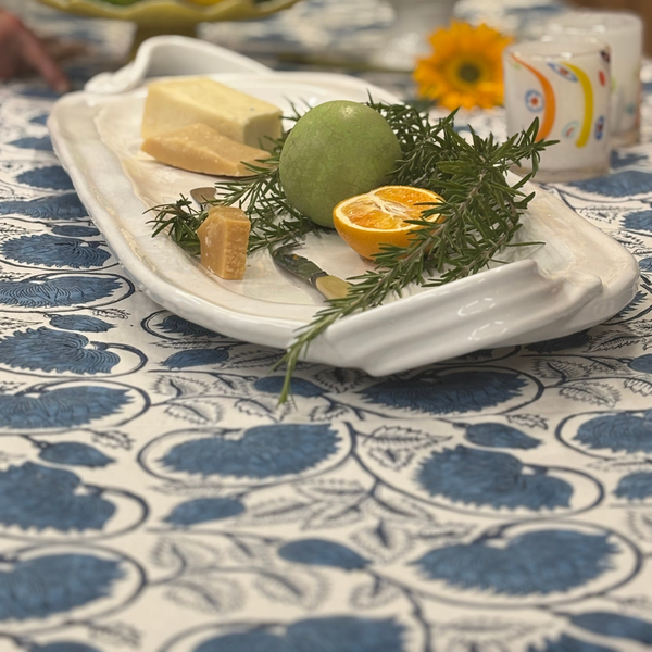 Cabana Tablecloth, Blue Meadow