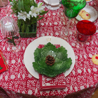 Cabana Tablecloth, Red Sunset