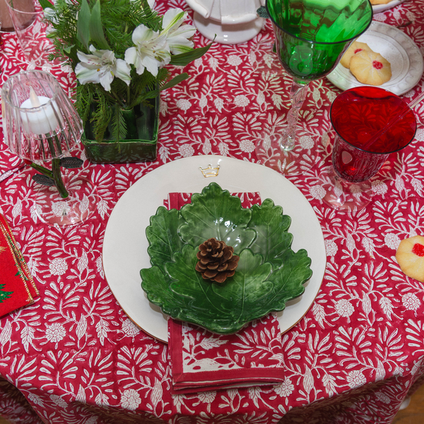 Cabana Tablecloth, Red Sunset