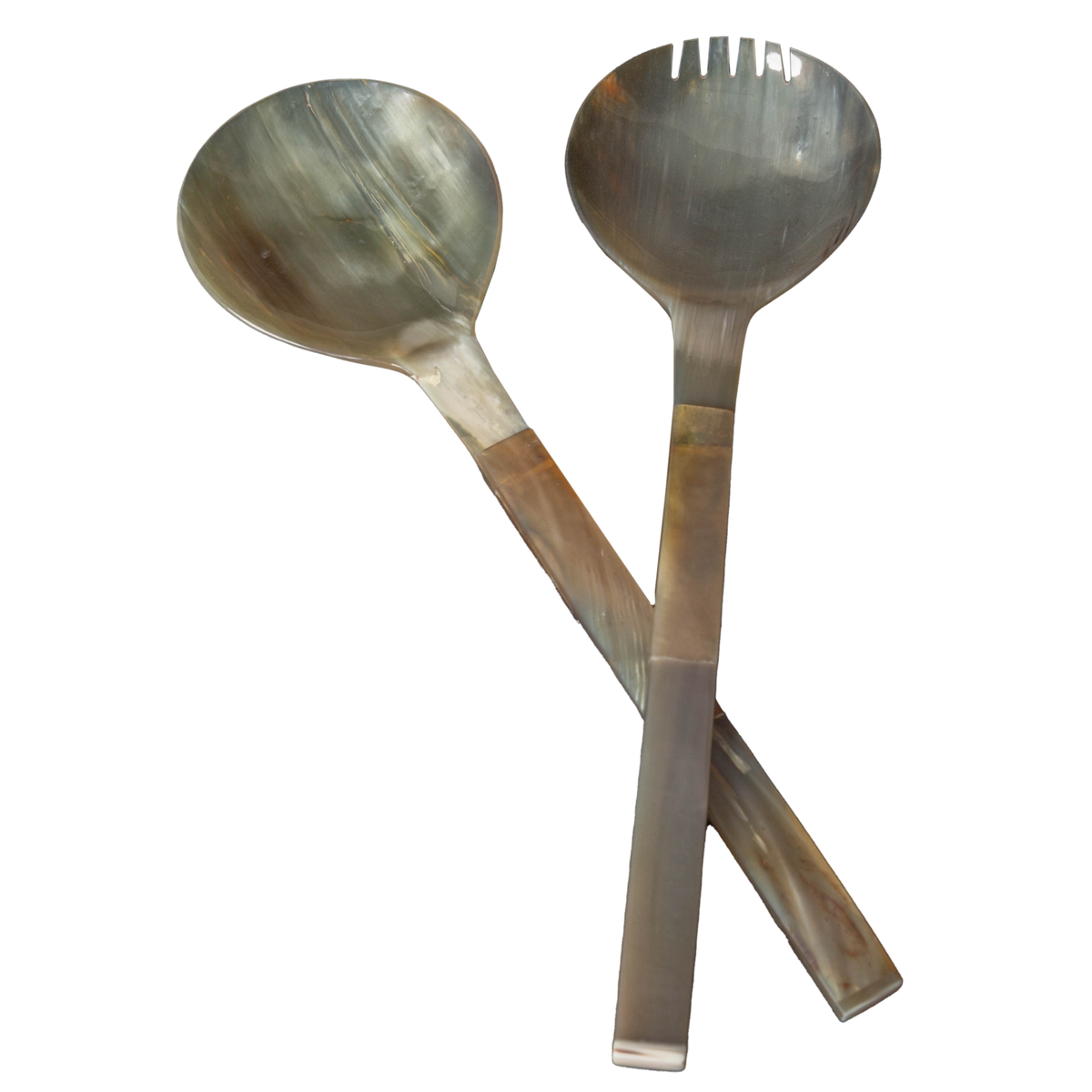 Horn Salad Servers, Large