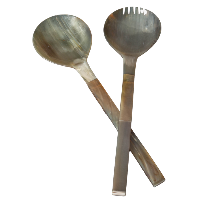 Horn Salad Servers, Large