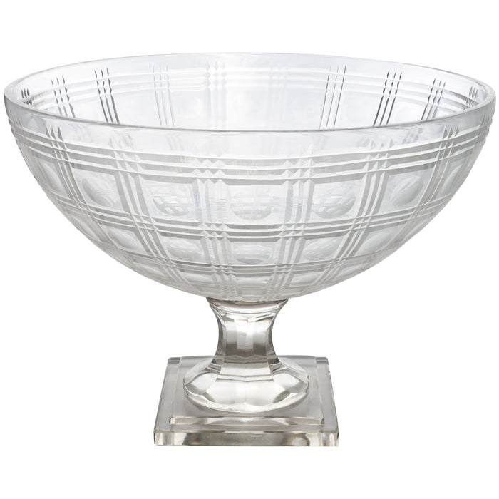 York Collection,  Footed Bowl, Clear