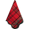 Red and Green Tartan Napkins,  Set of 8