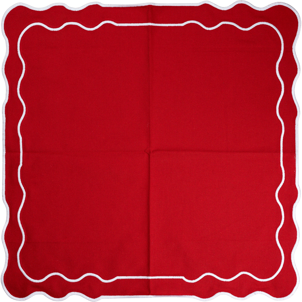 Red Placemat,  Set of 8