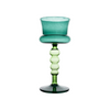 Palazzo Square Wine Glass, Turquoise & Green, Set of 4