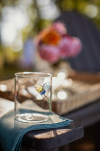 Flowers Cocktail Glasses, Set/4