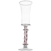 Ophelia Champagne Flute, Pink, Set of 4