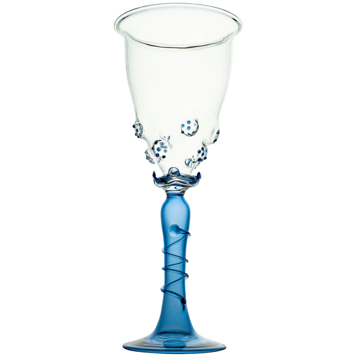 Ophelia Wine Glass, Blue, Set of 4