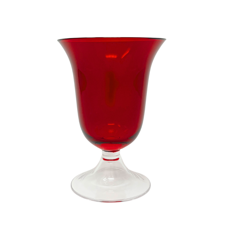 Adriana Water Glass, Red, Set of 4
