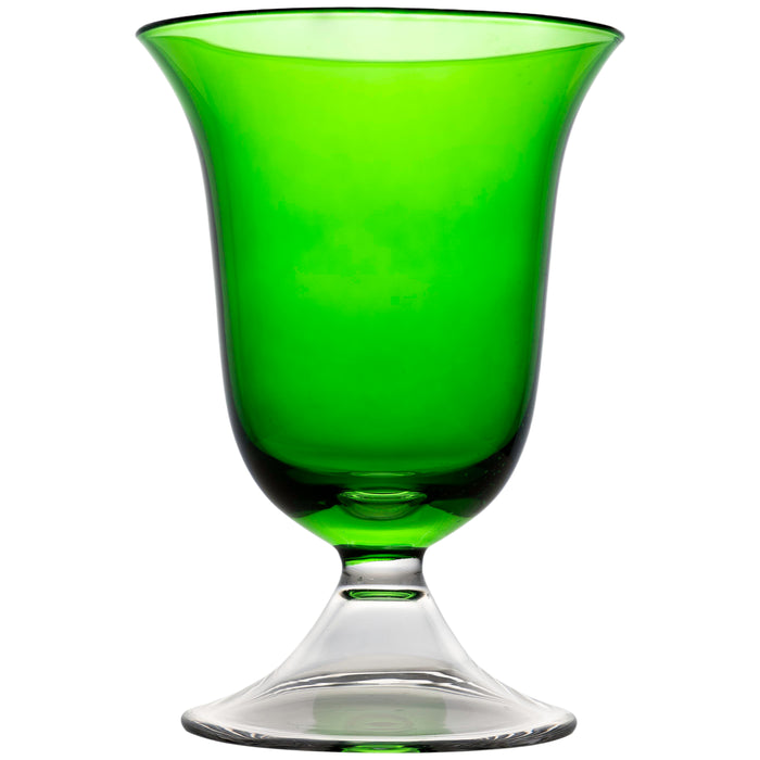 Adriana Water Glass, Emerald Green, Set of 4