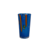 Torcello Millefiori /Stripes Hiball, Cobalt, Set of 4