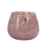 Torcello Millefiori/Stripes Votive, Mauve (Set of 4)