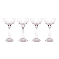 Royale Coupe, Pale Pink, Set of 4