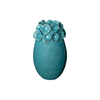 Vase with Petals, Turquoise