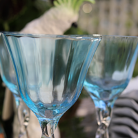 Adriana Wine Glass, Blue