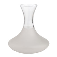 164556 Abigails Wholesale Tabletop Glassware Pitchers and Carafes Frosted and Clear Carafe White Nights