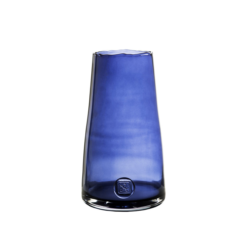 164560 Abigails Wholesale Home Décor Glassware Vases Medallion Vase Blue Medallion