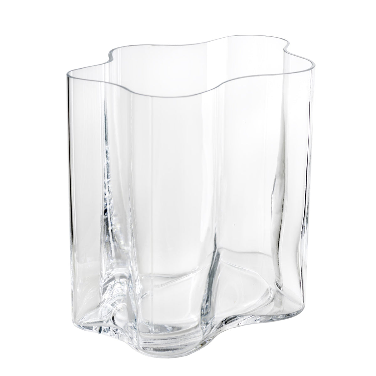 164570 Abigails Wholesale Home Décor Glassware Vases Boomerang Vase Small Boomerang