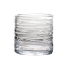 164582 Abigails Wholesale Home Décor Glassware Hurricanes Clear Hurricane with Swirl Medium