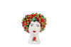 Small Ceramic Head Vase, Peppers