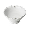 240200 Abigails Wholesale Tabletop Ceramics Comptoes and Bowls Fleur de Lis Compote Fleur de Lis