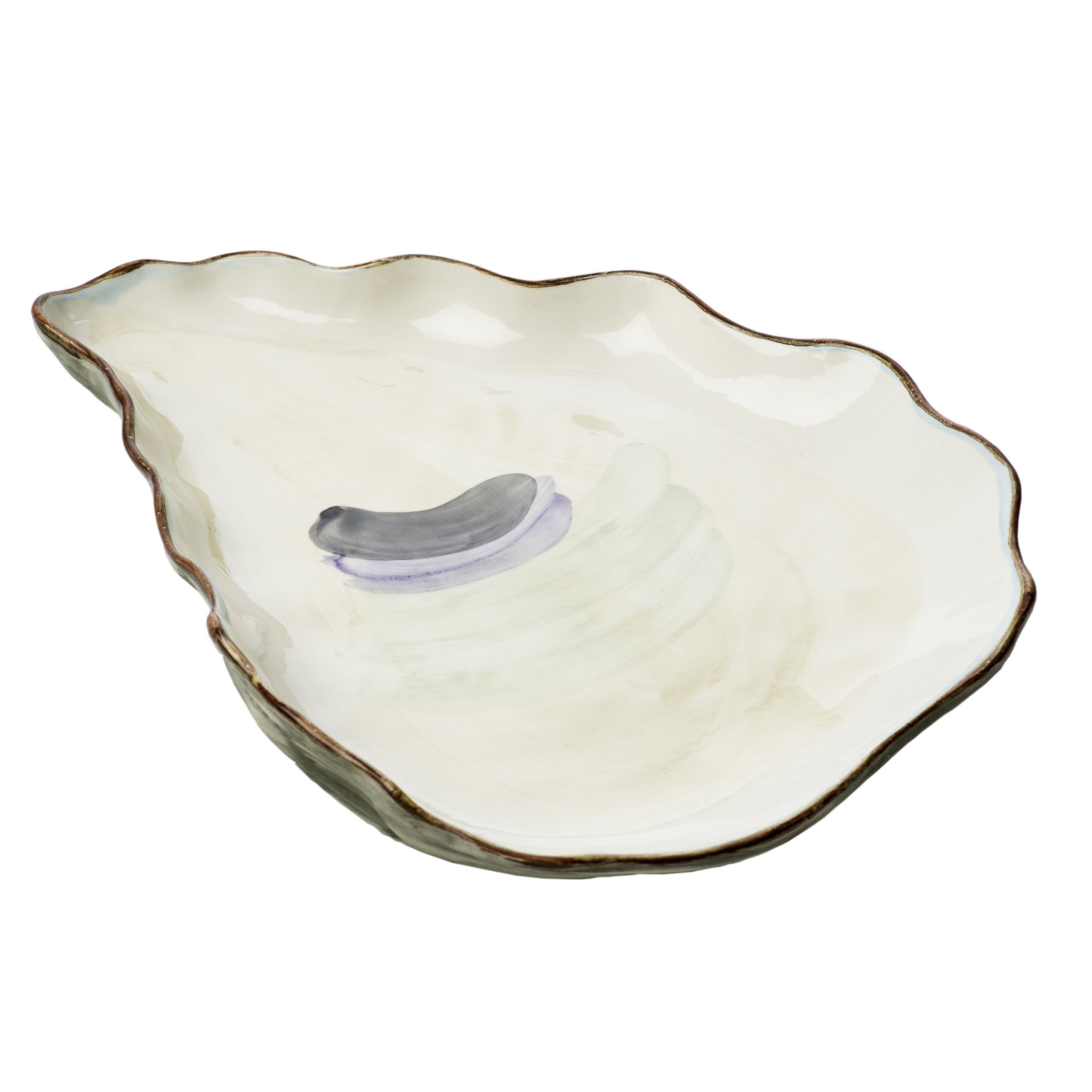Seaside Oyster Plate Large Set of 2 Abigails