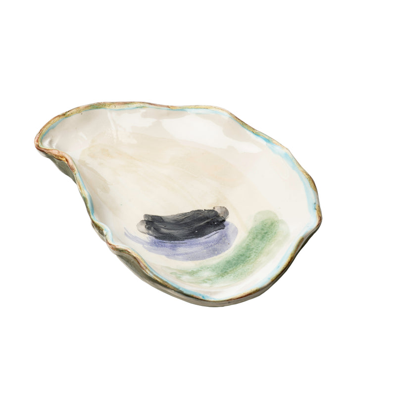 Seaside Oyster Plate, Small, Set of 4