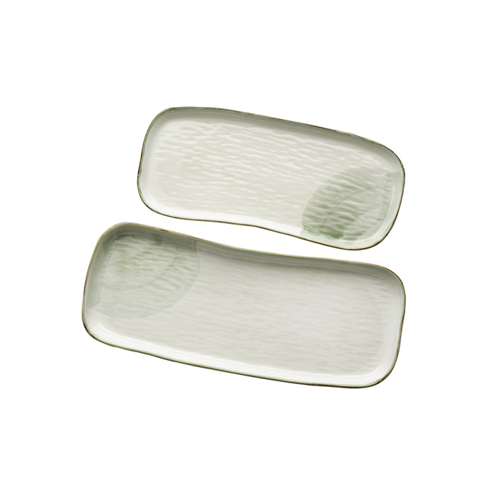 240717 Abigails Wholesale Tabletop Ceramics  Tray, Medium Seaside