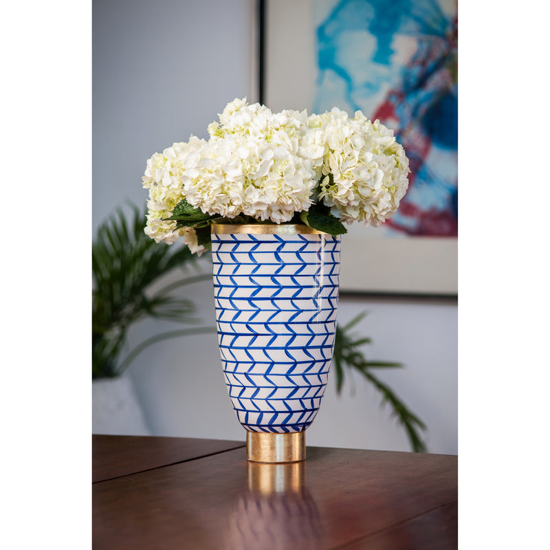 Contempo Collection, Decorative Geometric Ceramic Vase