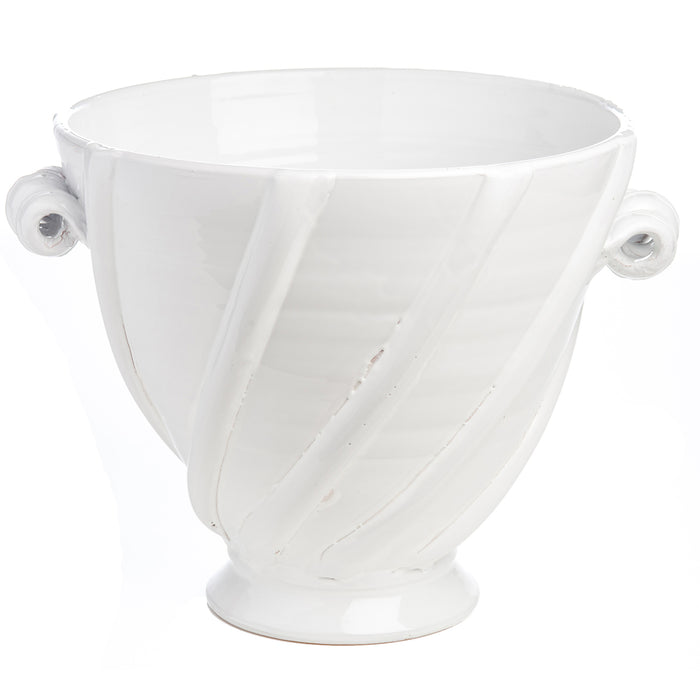 White Ribbon Cachepot