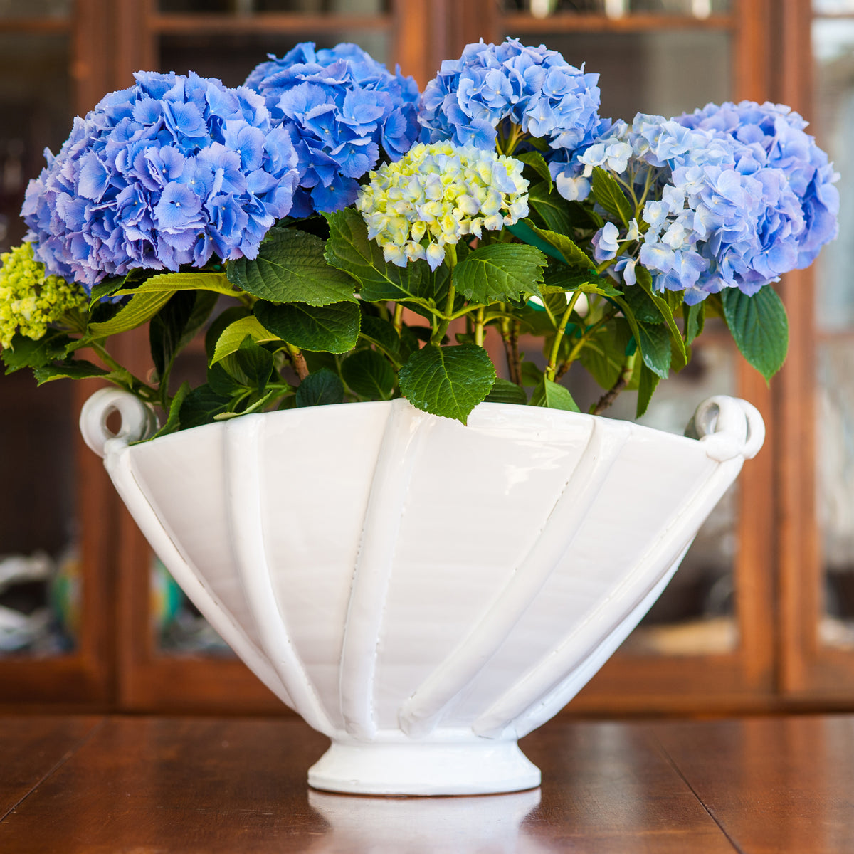 White Ribbon Centerpiece