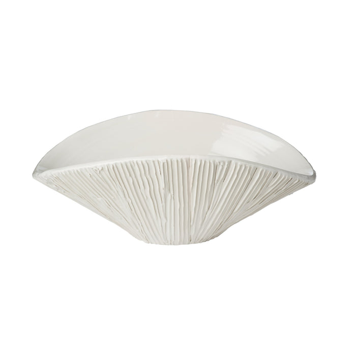 260144 Abigails Wholesale Home Décor Ceramics and Terra Cotta Centerpieces Alpine Centerpiece White Alpine