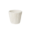 260145 Abigails Wholesale Home Décor Ceramics and Terra Cotta Cachepots Alpine Cachepot White Alpine
