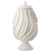 Santa Barbara Urn, Matte White