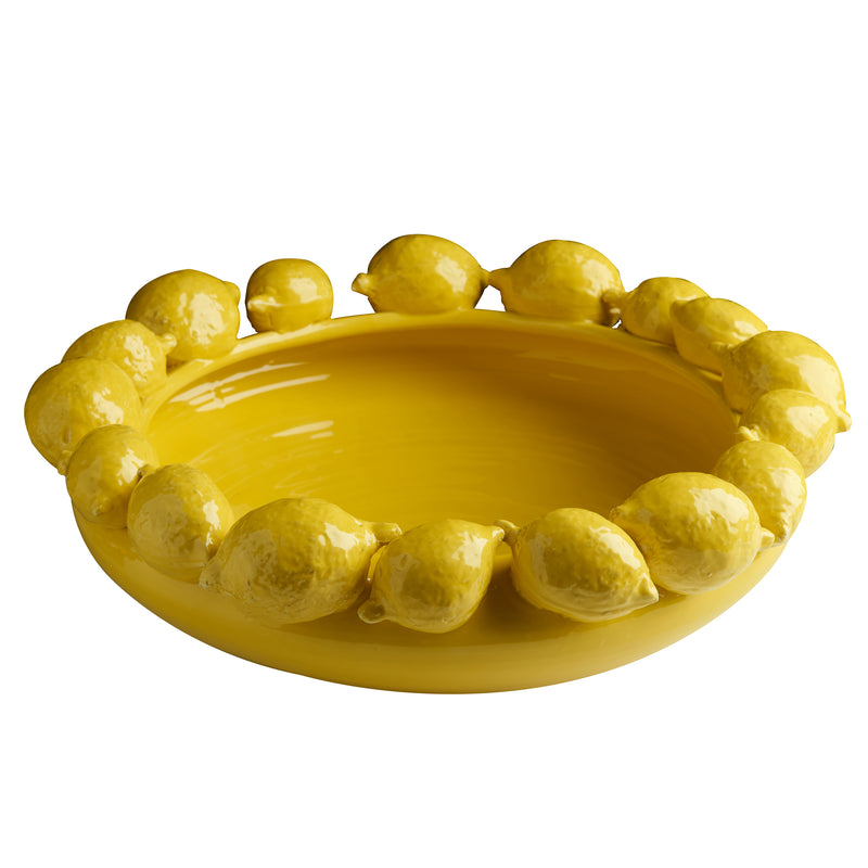Ceramic Lemon Bowl, Yellow
