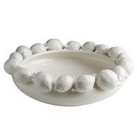 Ceramic Lemon Bowl, White