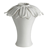 Catalina Daisy Vase, Matte White