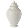 Limone Hammered Urn, White