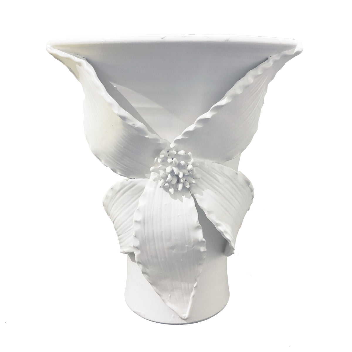 Catalina Flower Vase, Matte White